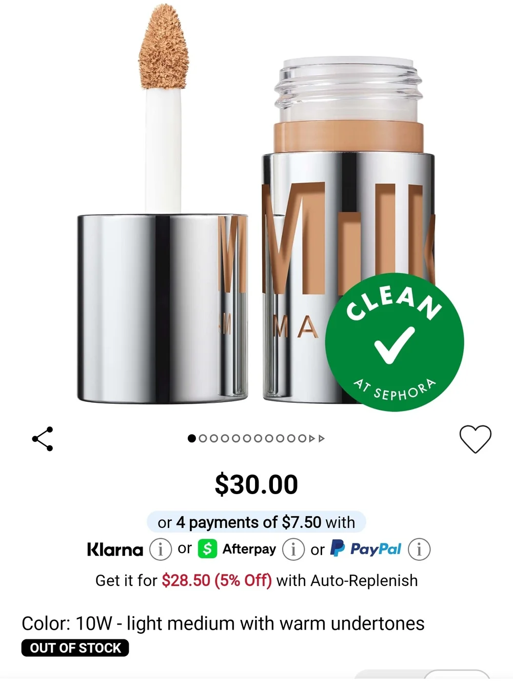 Milk Makeup Flex Concealer - Light Medium (10W)
